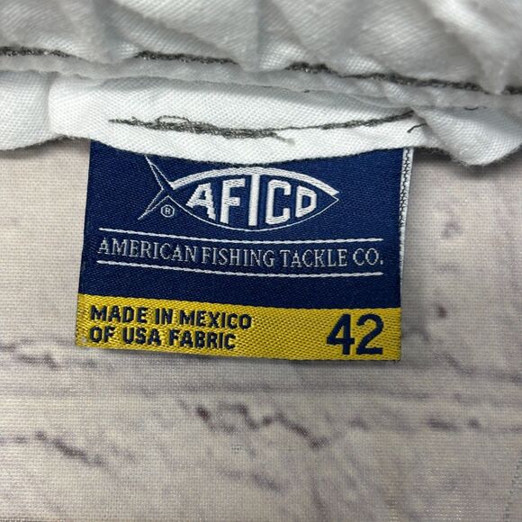 AFTCO Men The Original Fishing Shorts Size 42 Cargo Outdoor Gray C053 -16 - Picture 16 of 16